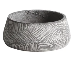 Dehner Blumentöpfe & Übertöpfe - Kunststein-Schale Stanca, rund Dunkelrot