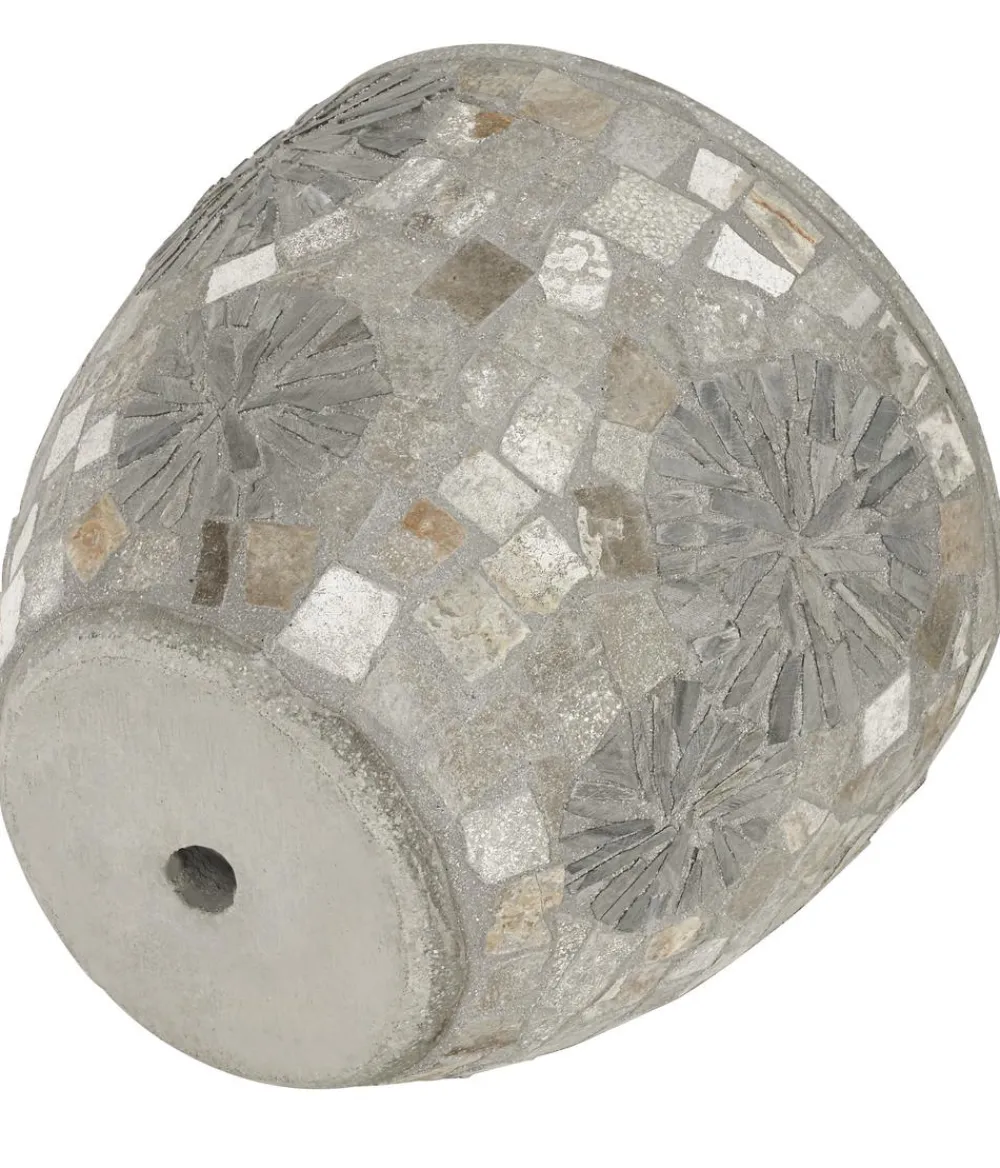 Dehner Blumentöpfe & Übertöpfe > Kunststein-Topf Mosaik,