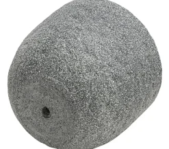 Dehner Blumentöpfe & Übertöpfe - Kunststein-Topf Rock, rund, Grau