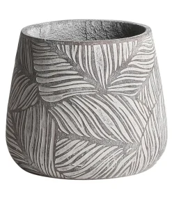 Dehner Blumentöpfe & Übertöpfe - Kunststein-Topf Stanca, rund Dunkelrot