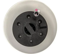 Dehner Kunststoff-Übertopf Mila mit Bewässerungssystem, konisch Weiß New