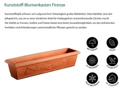Dehner Pflanzkübel & Blumenkästen > Kunststoff-Blumenkasten Firenze,