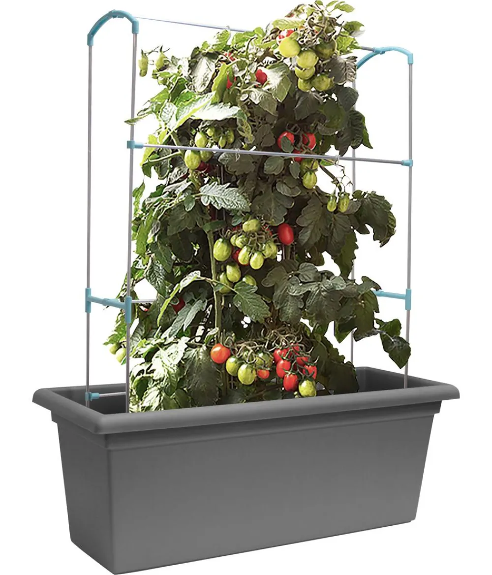 Dehner Pflanzkübel & Blumenkästen > Kunststoff-Blumenkasten Magnus, rechteckig. ca. B98/H37/T38 cm