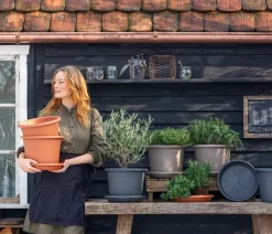 Dehner Blumentöpfe & Übertöpfe > Kunststoff-Blumentopf Cylindro, rund