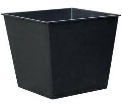 Dehner Blumentöpfe & Übertöpfe - Kunststoff-Einsatz, eckig, Schwarz