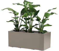 Dehner Pflanzkübel & Blumenkästen > Kunststoff-Kasten Kebe, rechteckig, ca. B100/H40/T40 cm