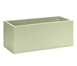 Dehner Kunststoff-Kasten Kebe, rechteckig, ca. B100/H40/T40 cm Grün