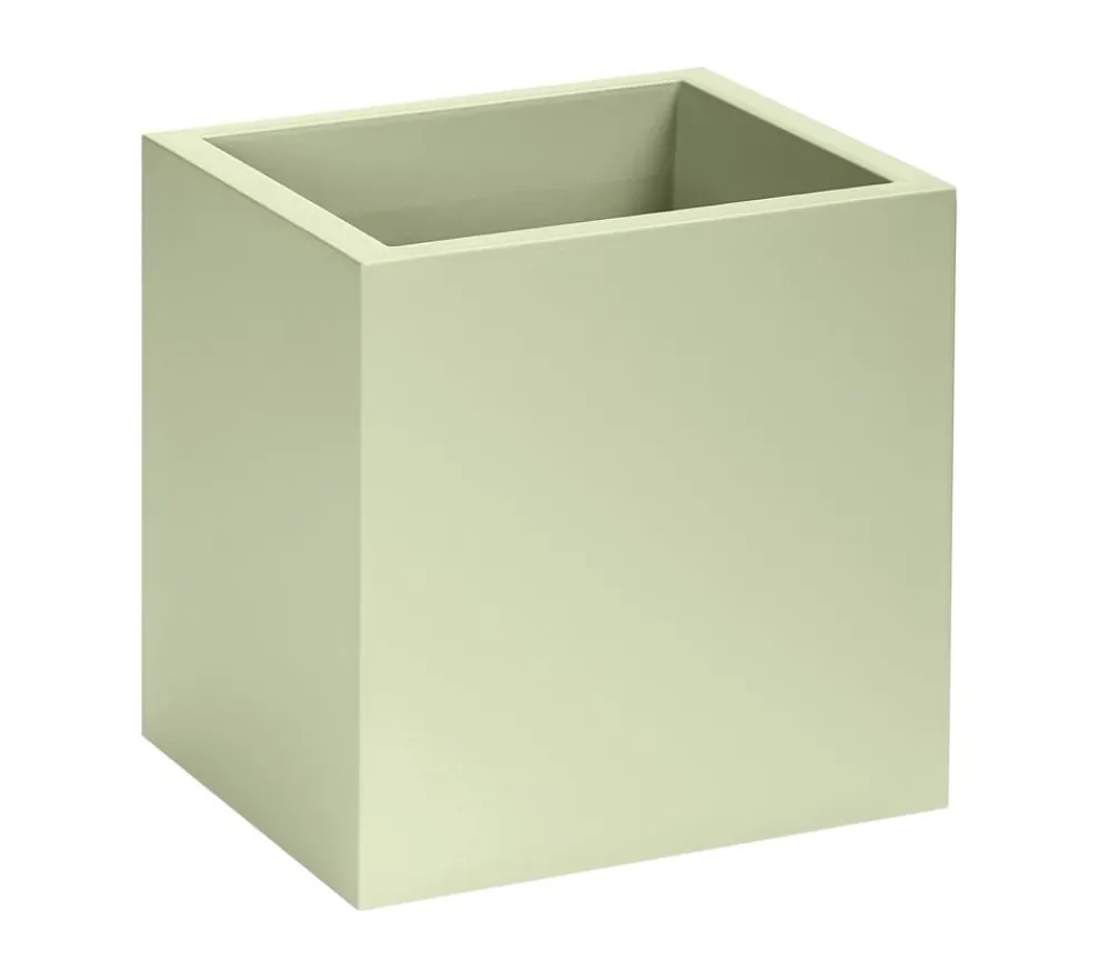 Dehner Kunststoff-Topf Kebe, quadratisch, ca. B40/H40/T40 cm Grün Outlet