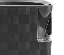 Dehner Kunststoff-Topf Mona, eckig, ca. B14/H14/T14 cm Dunkelgrau Sale