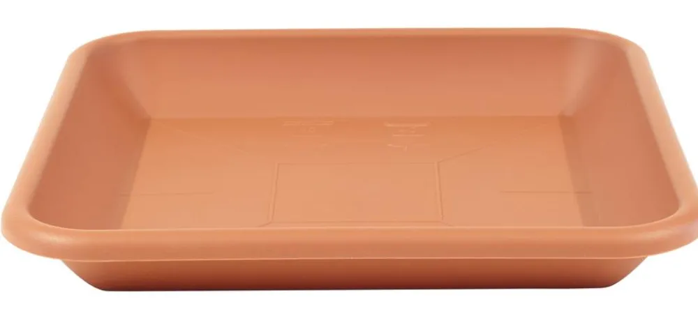 Dehner Kunststoff-Untersetzer, eckig Orange Online