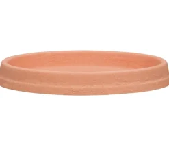 Dehner Blumentopf Untersetzer - Kunststoff-Untersetzer Roma, rund Terrakotta
