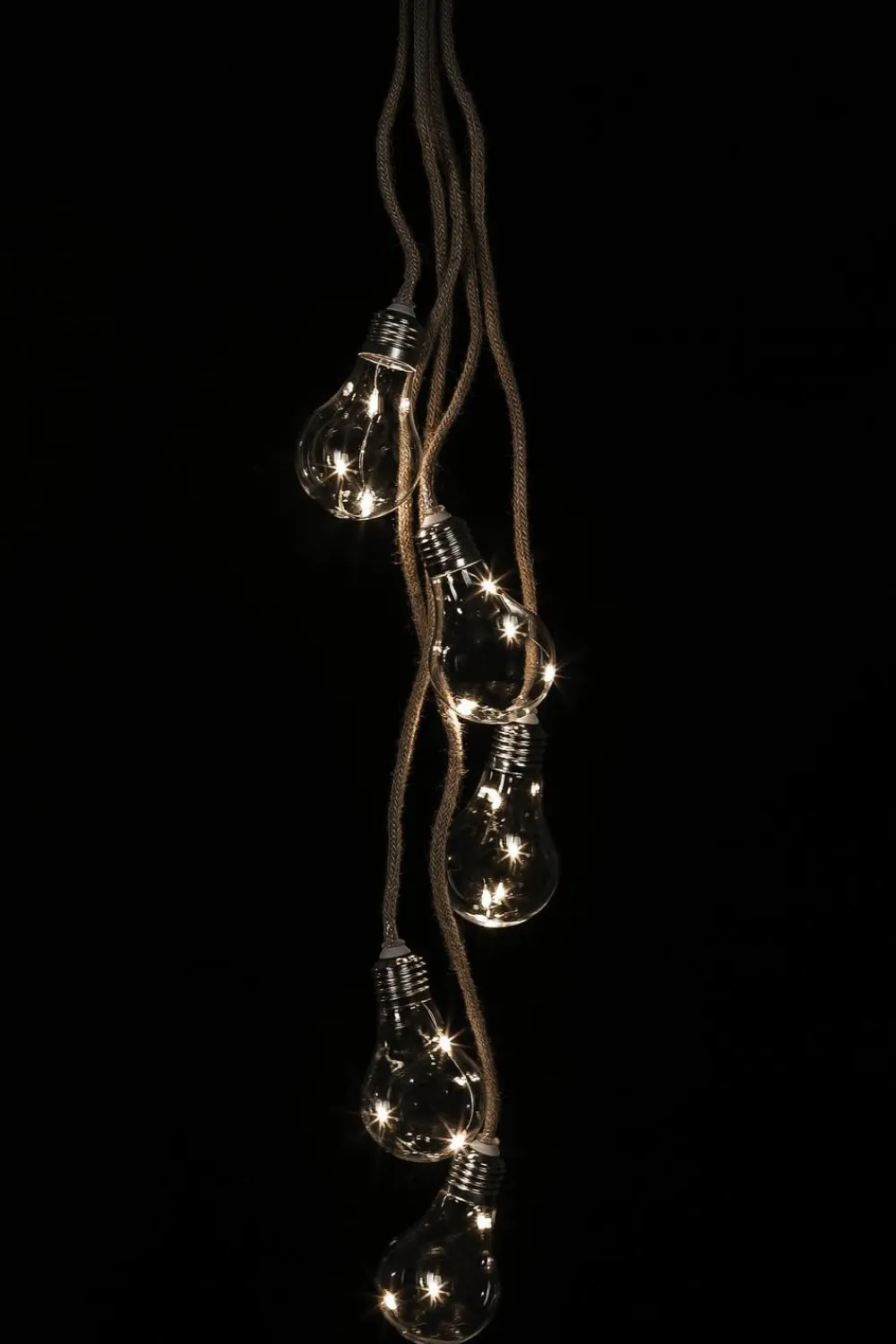 Dehner Laternen & Dekoleuchten - LED-Glühbirnen, 5 Stück am Strang, 15 LEDs, , ca. L70 cm