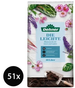 Dehner Leichte Blumenerde, 51 x 40 Liter Clearance