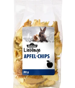 Dehner Lieblinge Nahrungsergänzung Kleintiere > Apfel-Chips, 80 g