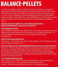 Dehner Lieblinge Nahrungsergänzung Für Tiere|Nahrungsergänzung Kleintiere > Balance-Pellets, 180 g