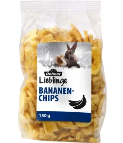 Dehner Lieblinge Nahrungsergänzung Kleintiere > Bananen-Chips, 150 g