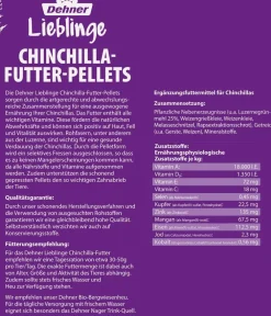 Dehner Lieblinge Kleintierfutter > Chinchilla-Futter-Pellets, 5 kg