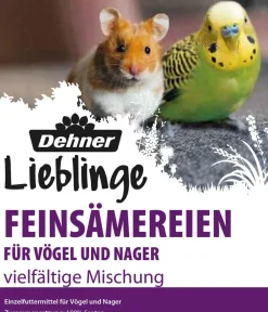 Dehner Lieblinge Kleintierfutter|Vogelfutter & Snacks - Feinsämereien, 500 g