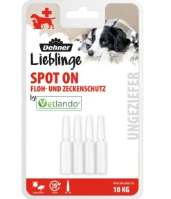Dehner Lieblinge Ungezieferschutz|Hundepflege & Hygiene > Floh- und Zeckenschutz Spot On für kleine Hunde, 4 x 1 ml