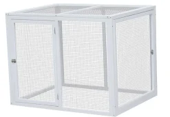 Dehner Lieblinge Bauernhof Zubehör|Hühnerställe - Freilauf Florenz, , ca. B102/H80/T74 cm Weiß