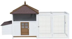 Dehner Lieblinge Bauernhof Zubehör|Hühnerställe - Freilauf Florenz, , ca. B102/H80/T74 cm Weiß