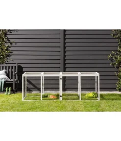 Dehner Lieblinge Freilaufgehege Monumento, ca. B200/H70/T70 cm Weiß Online