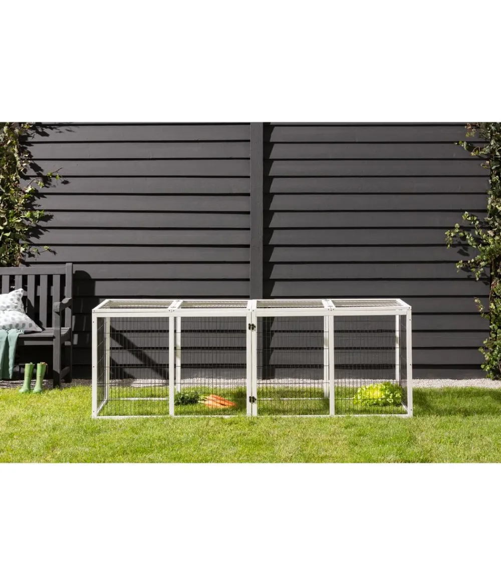 Dehner Lieblinge Freilaufgehege Monumento, ca. B200/H70/T70 cm Weiß Online