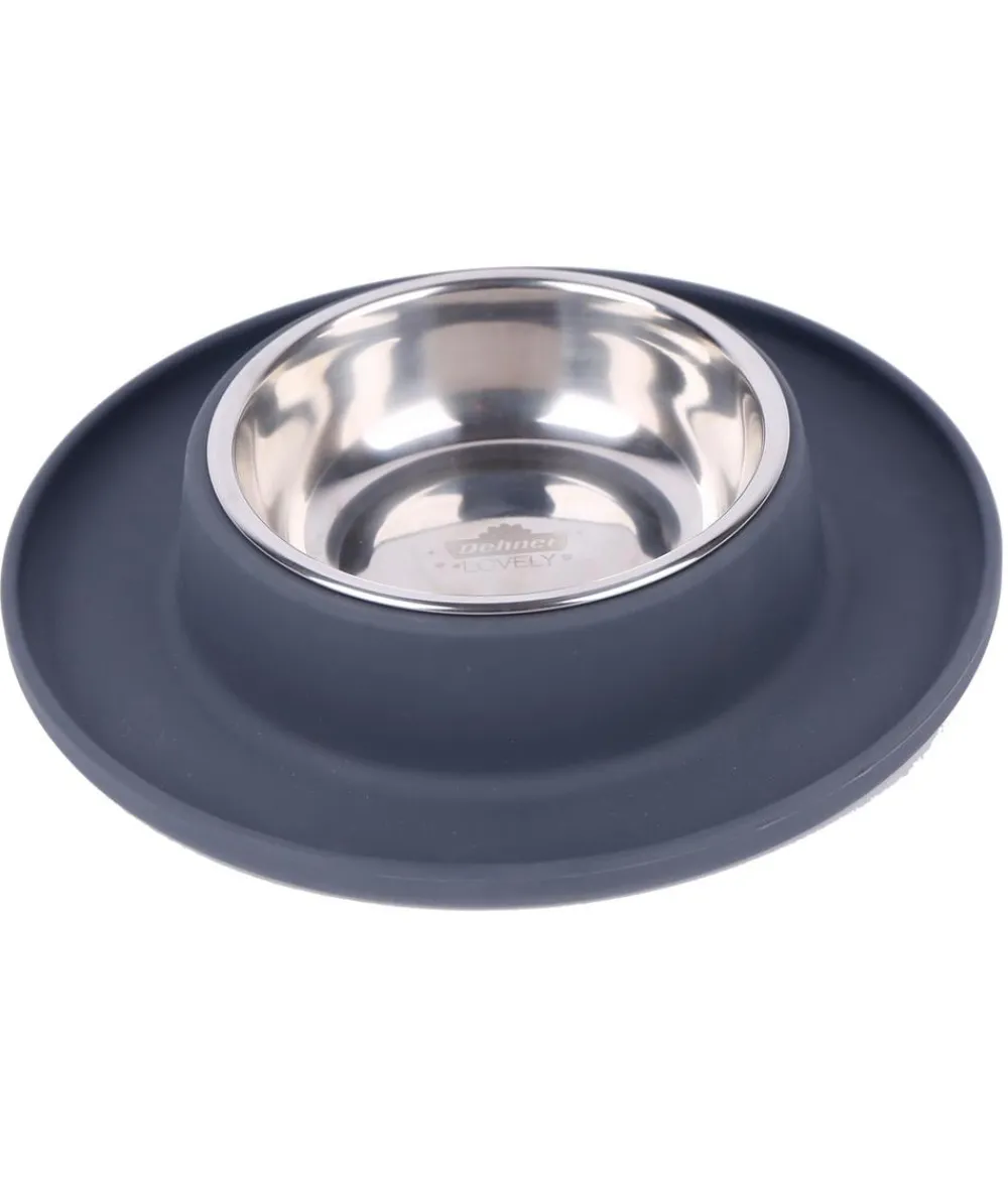 Dehner Lieblinge Hundenäpfe & Tränken|Hundenäpfe & Tränken - Futternapf Clean Bowl, 350 ml Dunkelgrau