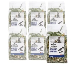 Dehner Lieblinge Nagersnacks - Gemüse-Garten, 6x150 g