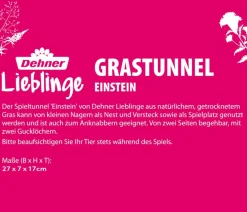 Dehner Lieblinge Nagerspielzeug|Mehr Kleintierbedarf > Grastunnel Einstein