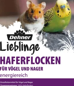 Dehner Lieblinge Kleintierfutter|Vogelfutter & Snacks - Haferflocken