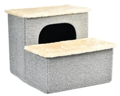 Dehner Lieblinge Mehr Katzenzubehör|Katzenhöhlen - Haustiertreppe Sussex, /, ca. B43/H33/T35,5 cm