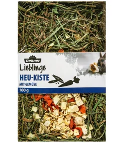 Dehner Lieblinge Heu - Heu-Kiste mit Gemüse, 100 g