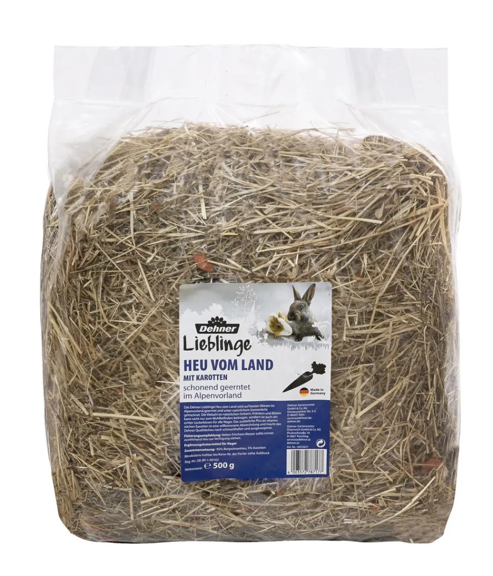 Dehner Lieblinge Heu > Heu vom Land mit Karotten, 500 g