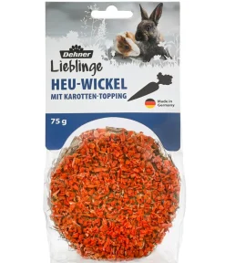 Dehner Lieblinge Heu > Heu-Wickel mit Karotten-Topping, 75 g