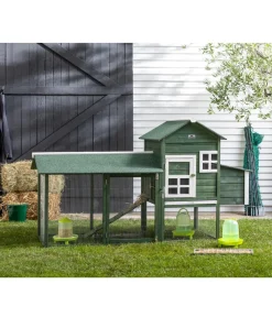 Dehner Lieblinge Bauernhof Zubehör|Hühnerställe > Hühnerstall Happy Hen, ca. B213,5/H122/T91,5 cm