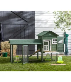 Dehner Lieblinge Bauernhof Zubehör|Hühnerställe > Hühnerstall Happy Hen, ca. B213,5/H122/T91,5 cm