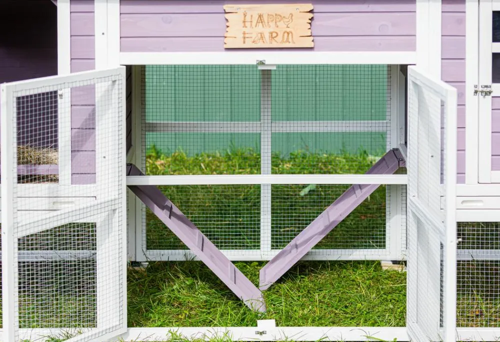 Dehner Lieblinge Bauernhof Zubehör|Hühnerställe - Hühnerstall Henriette, ca. B281,5/H105/T80 cm