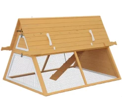 Dehner Lieblinge Bauernhof Zubehör|Hühnerställe - Hühnerstall Inga, ca. B192/H108/T125 cm Natur
