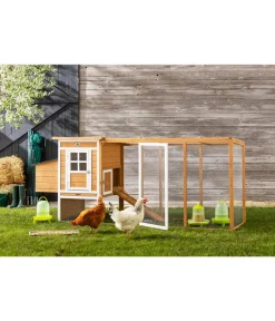 Dehner Lieblinge Bauernhof Zubehör|Hühnerställe > Hühnerstall Chicken House, ca. B247/H103/T75 cm