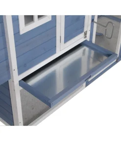 Dehner Lieblinge Bauernhof Zubehör|Hühnerställe - Hühnerstall Cottage, , ca. B221/H117,5/T73 cm Hellblau