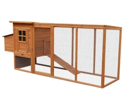 Dehner Lieblinge Hühnerstall Chicken House, ca. B247/H103/T75 cm Braun Discount