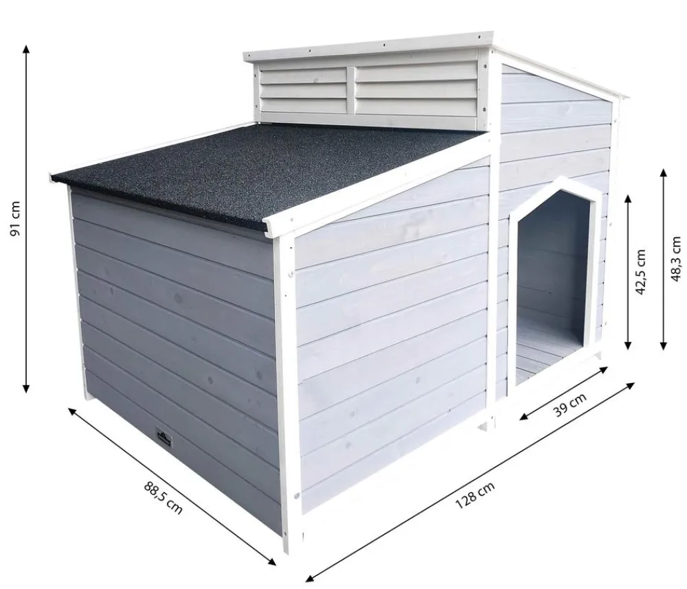Dehner Lieblinge Mehr Hundeschlafplätze > Hundehütte Balu, ca. B128/H91/T88,5 cm