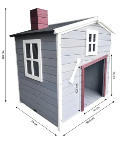 Dehner Lieblinge Mehr Hundeschlafplätze - Hundehütte Hector, ca. B96,5/H103/T79 cm