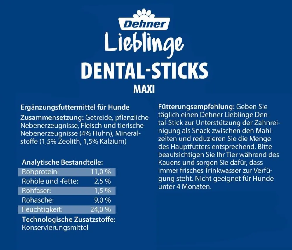 Dehner Lieblinge Hundesnack Dental Sticks Sale