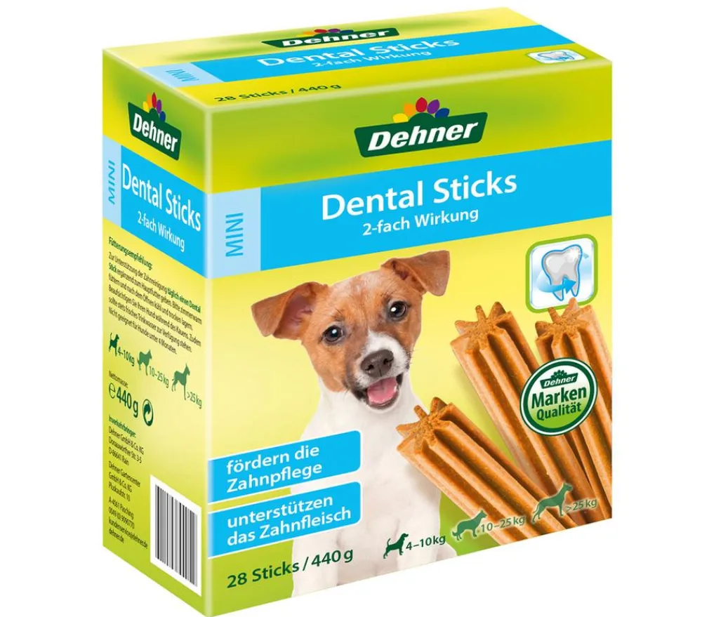 Dehner Lieblinge Hundeleckerlies|Funktionelle Leckerlies - Hundesnack Dental Sticks
