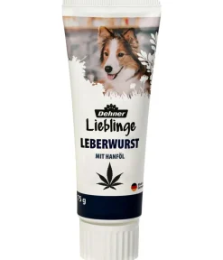 Dehner Lieblinge Hundeleckerlies > Hundesnack Leberwurst mit Hanföl, 75 g
