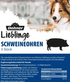 Dehner Lieblinge Hundeleckerlies - Hundesnack Schweineohren
