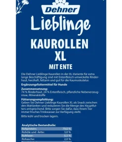 Dehner Lieblinge Hundeleckerlies - Hundesnack Kaurollen XL