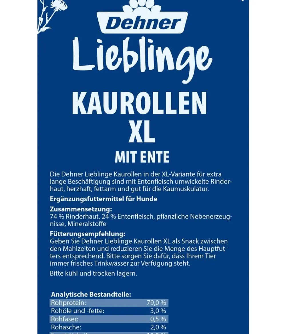 Dehner Lieblinge Hundeleckerlies - Hundesnack Kaurollen XL